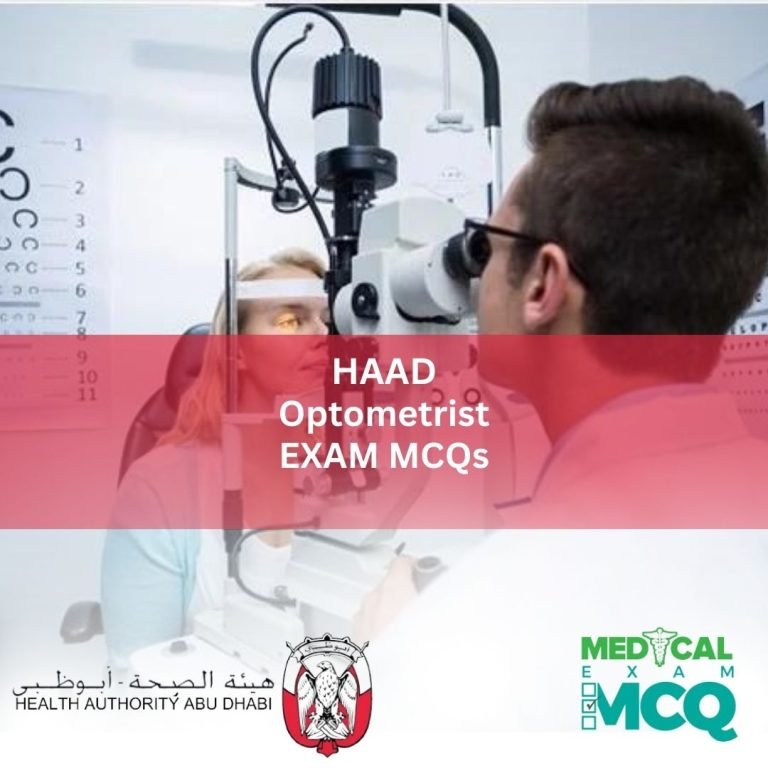 HAAD Optometrist Exam MCQs