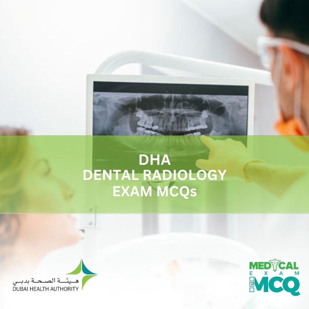 DHA Dental Radiology Exam MCQs