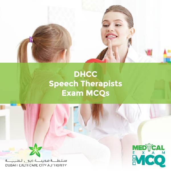 DHCC Speech Therapists Exam MCQs