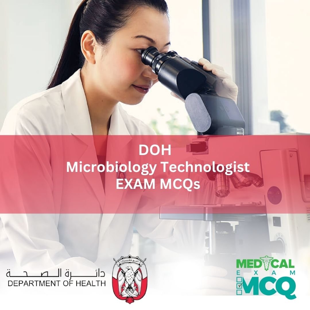 DOH Microbiology Technologist Exam MCQs
