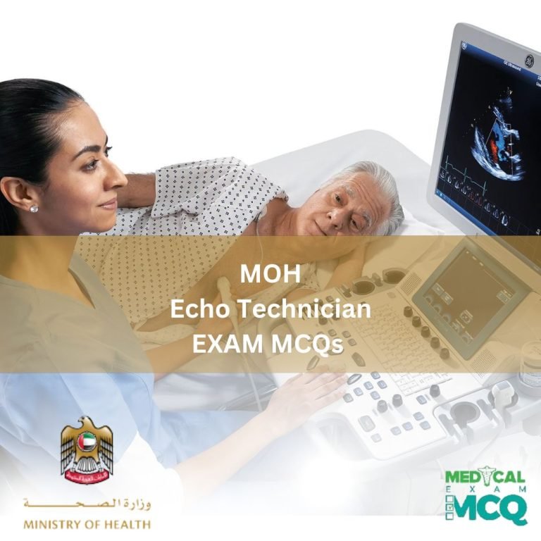 MOH Echo Technician Exam MCQs