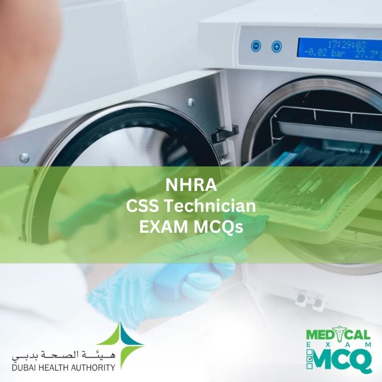 NHRA CSS Technician Exam MCQs