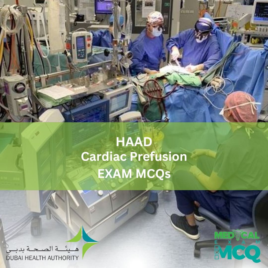 HAAD Cardiac Perfusion Exam MCQs