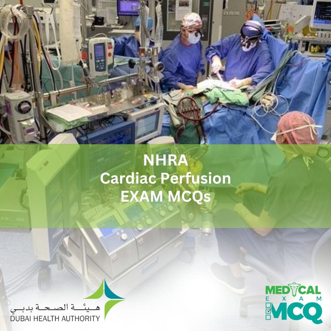 NHRA Cardiac Perfusion Exam MCQs